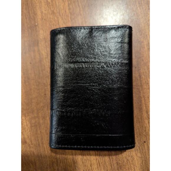 Bifold Wallet Rolf's Black Leather New Old Stock - Picture 1 of 6